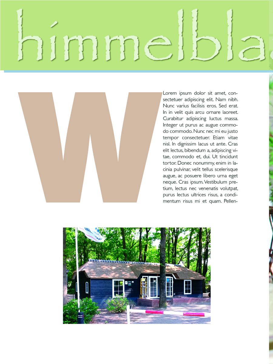 Diseño de Brochure por A2Z para himmelblaa feriehus as | Diseño #1579740