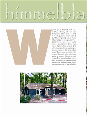 Brochure Design by A2Z for himmelblaa feriehus as | Design: #1579740