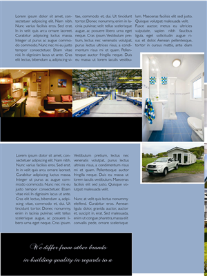 Brochure Design by A2Z for himmelblaa feriehus as | Design: #1579744