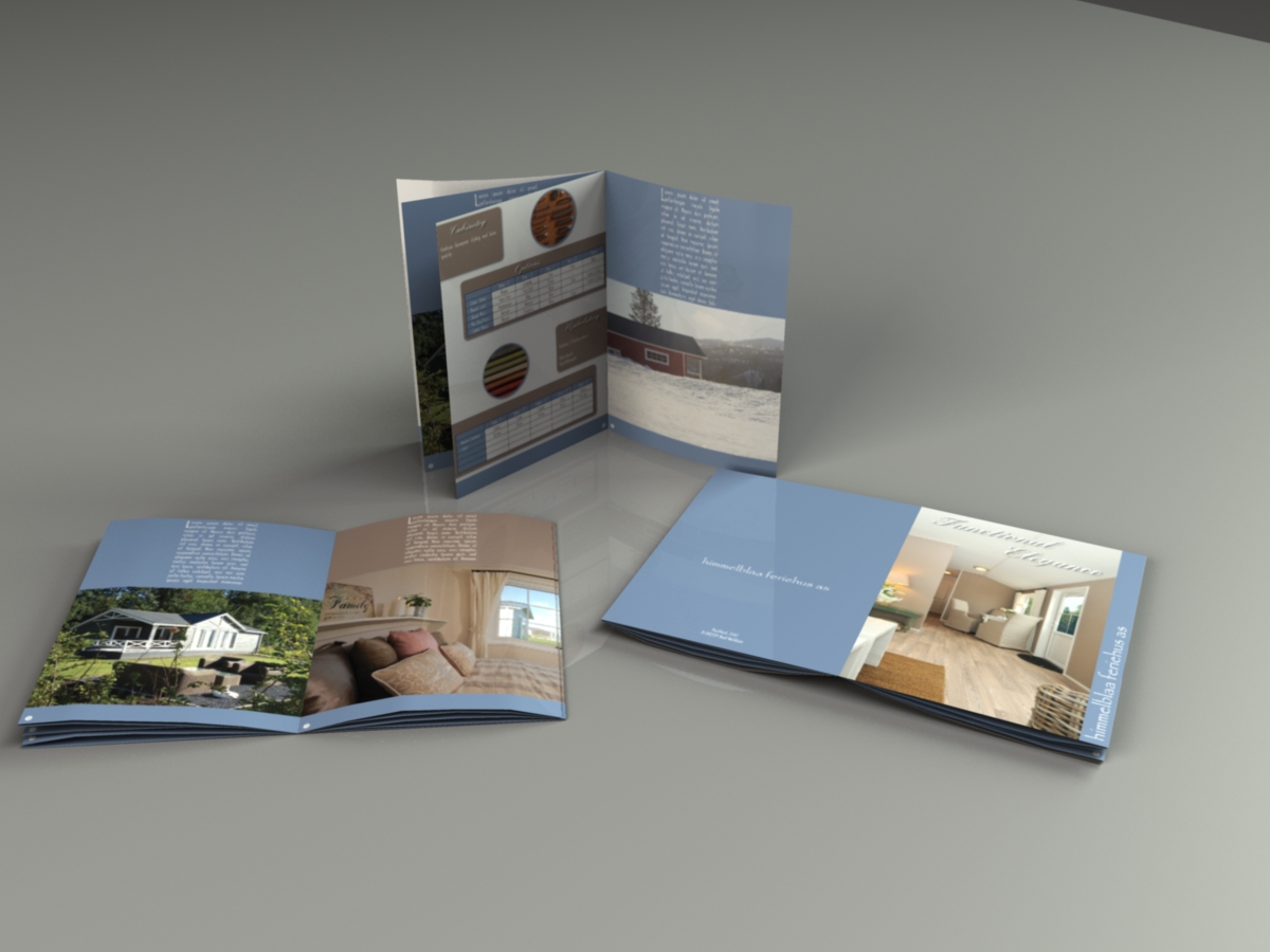 Diseño de Brochure por Kings Bishop Design para himmelblaa feriehus as | Diseño #1581535
