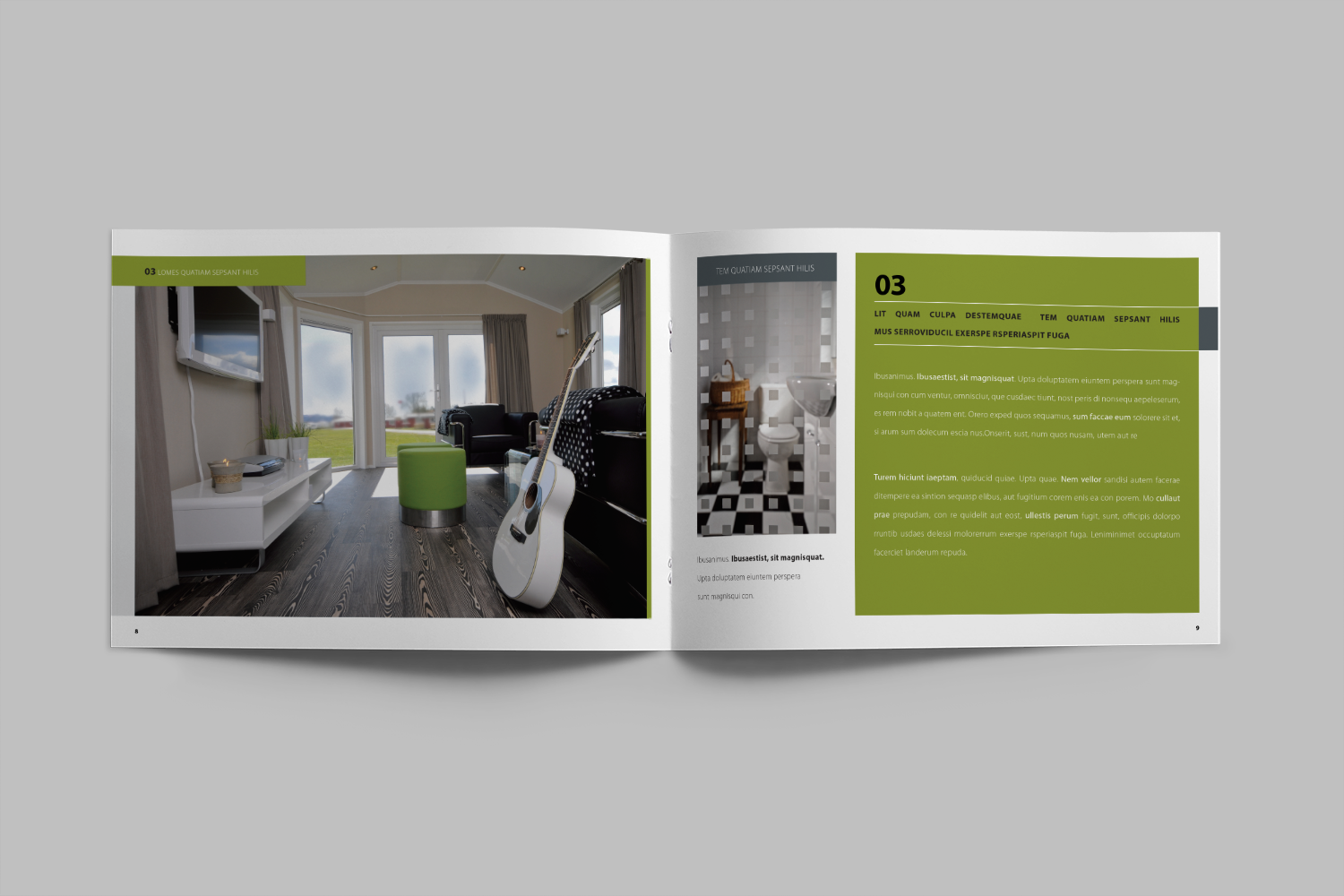 Brochure Design by GPGraphix for himmelblaa feriehus as | Design #1561428