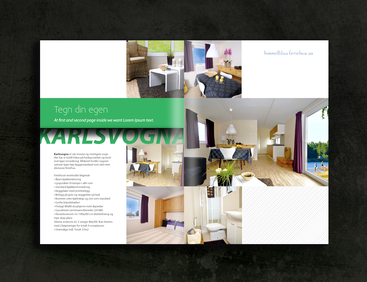 Brochure Design by Ruan Bomba8 for himmelblaa feriehus as | Design #1587744