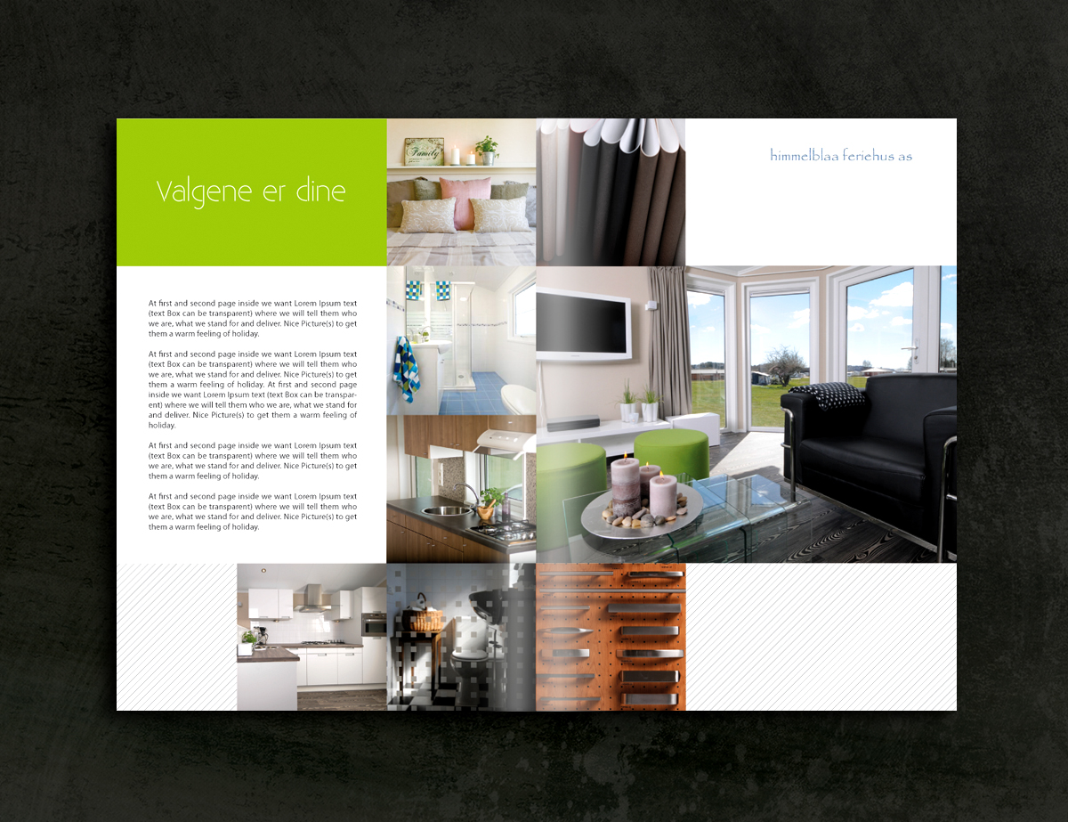 Brochure Design by Ruan Bomba8 for himmelblaa feriehus as | Design #1624618