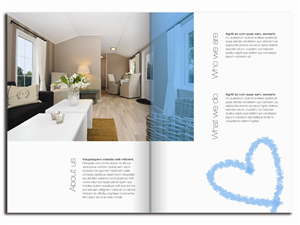 Brochure Design by Jmvelez for himmelblaa feriehus as | Design: #1564984