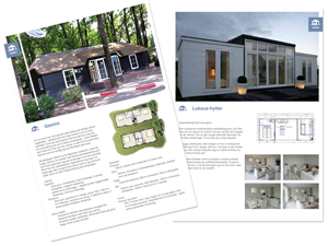 Norwegian Mobile Home/Cabin Producer Needs Brochure Design | Brochure Design by tanya