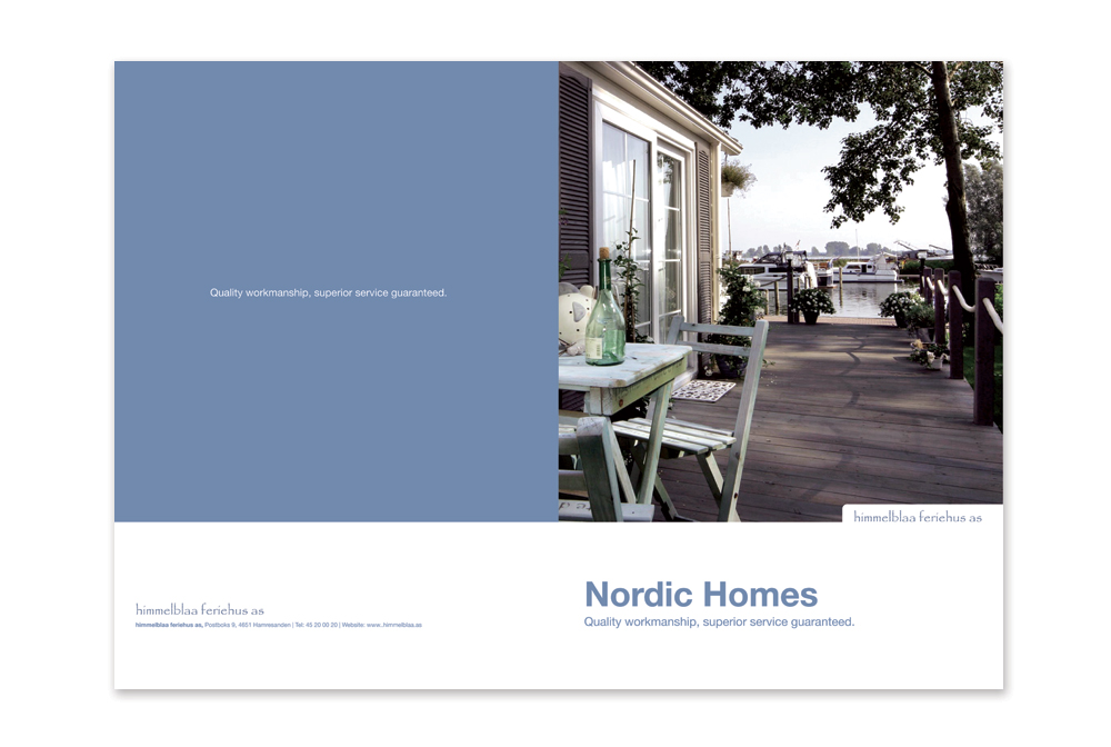 Diseño de Brochure por Sharon para himmelblaa feriehus as | Diseño #1571629