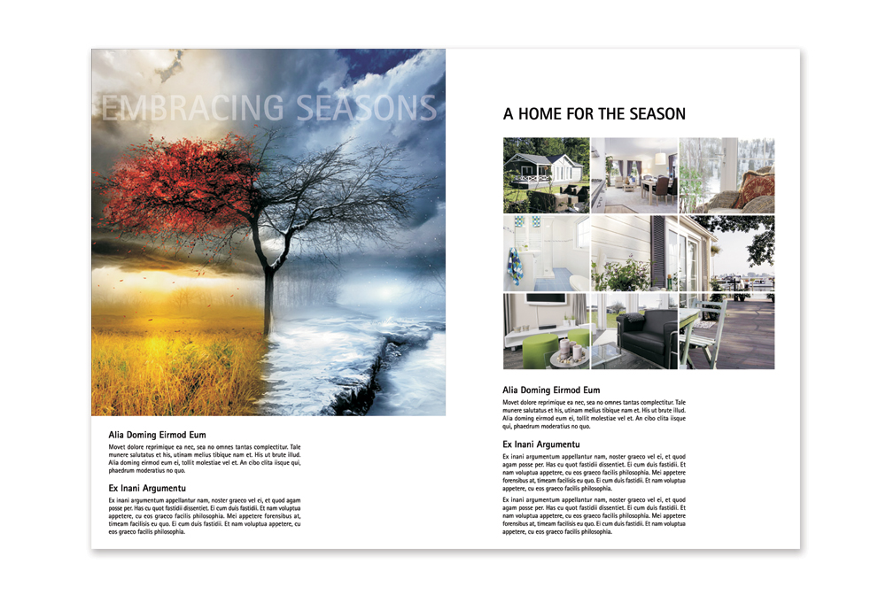 Brochure Design by Sharon for himmelblaa feriehus as | Design #1571640