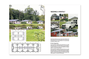 Brochure Design by Sharon for himmelblaa feriehus as | Design: #1571657