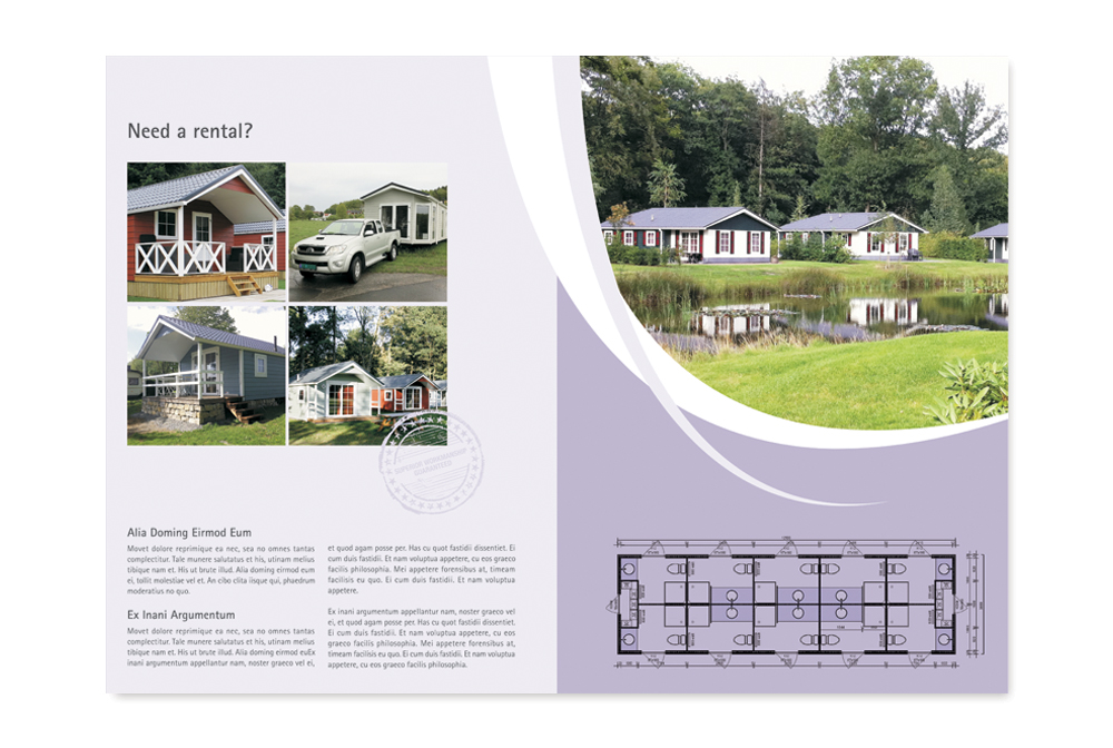 Brochure Design by Sharon for himmelblaa feriehus as | Design #1572767
