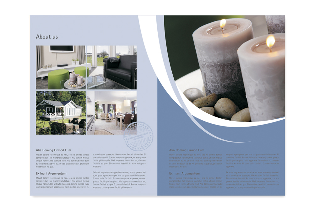 Diseño de Brochure por Sharon para himmelblaa feriehus as | Diseño #1572774