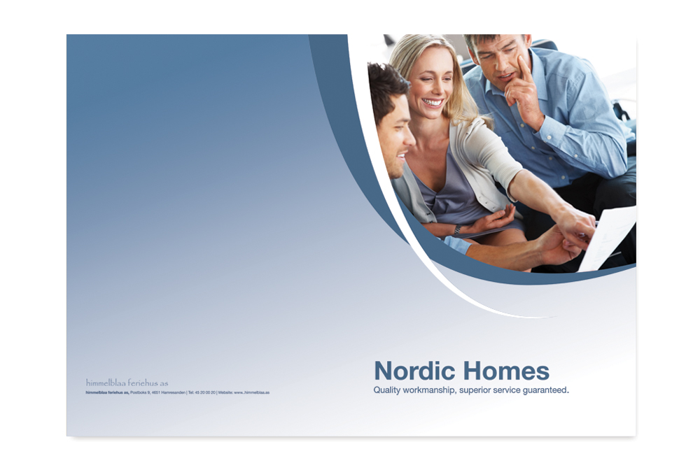 Brochure Design by Sharon for himmelblaa feriehus as | Design #1572775