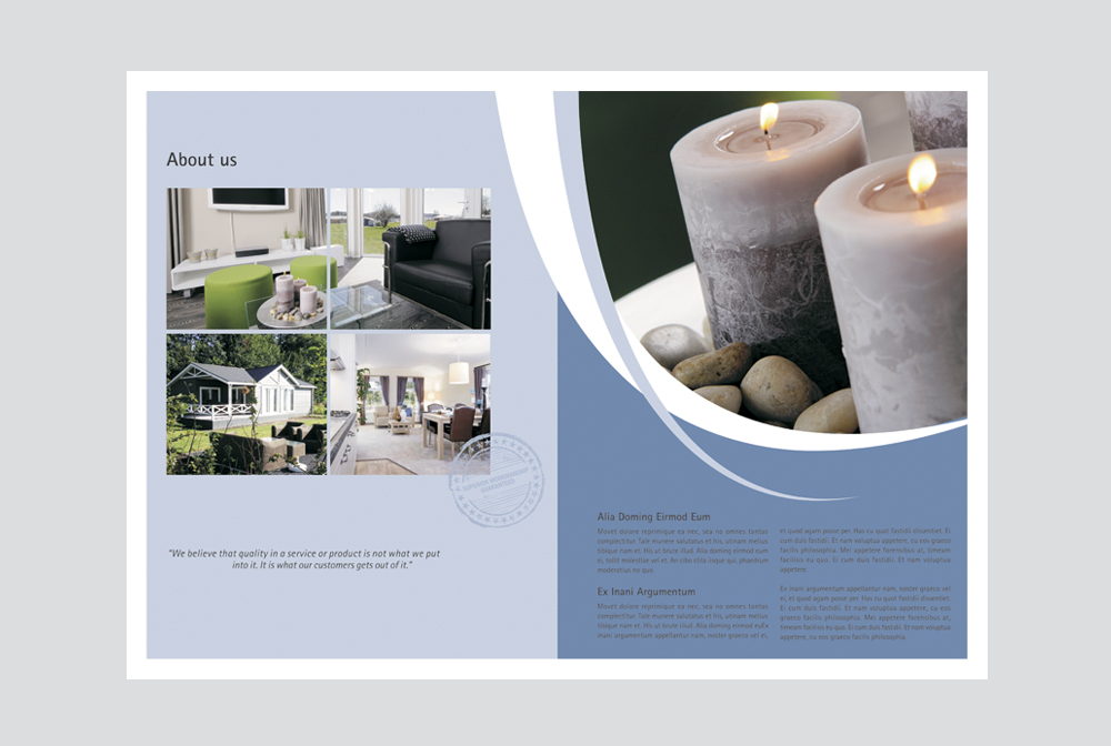 Diseño de Brochure por Sharon para himmelblaa feriehus as | Diseño #1590199