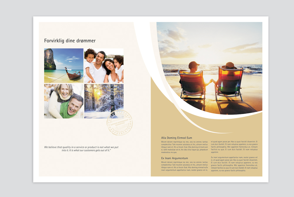 Brochure Design by Sharon for himmelblaa feriehus as | Design #1598676