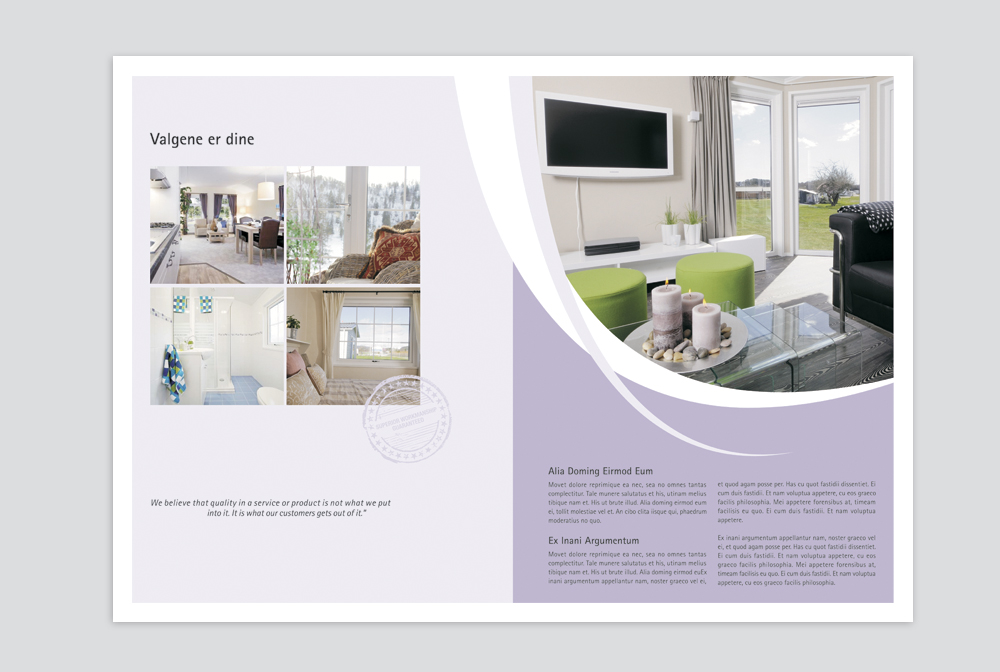 Brochure Design by Sharon for himmelblaa feriehus as | Design #1598684