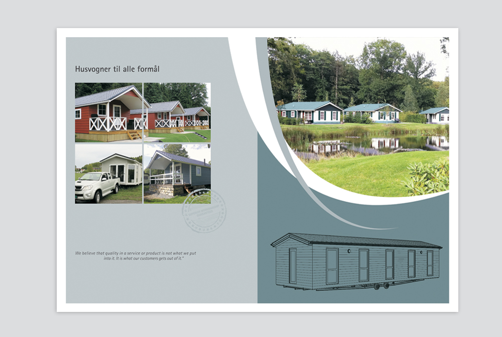 Diseño de Brochure por Sharon para himmelblaa feriehus as | Diseño #1598687