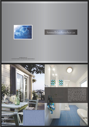 Broschüren-Design von barinix für himmelblaa feriehus as | Design: #1545121