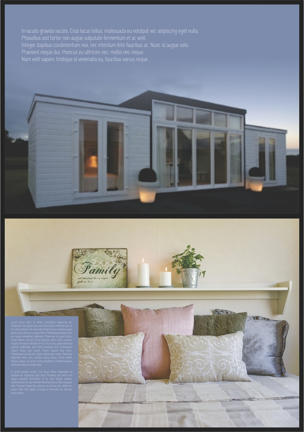 Brochure Design by barinix for himmelblaa feriehus as | Design #1545124