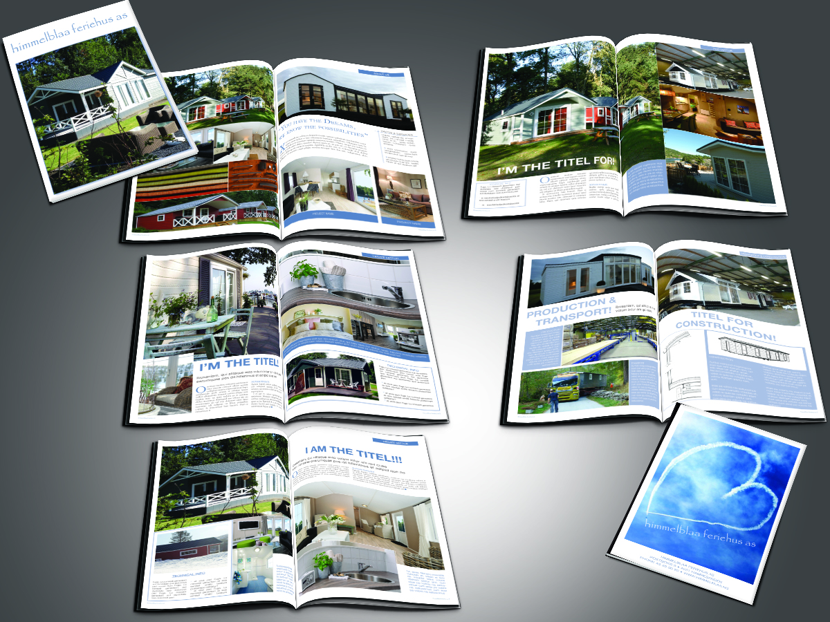 Brochure Design by yesDesign for himmelblaa feriehus as | Design #1575572