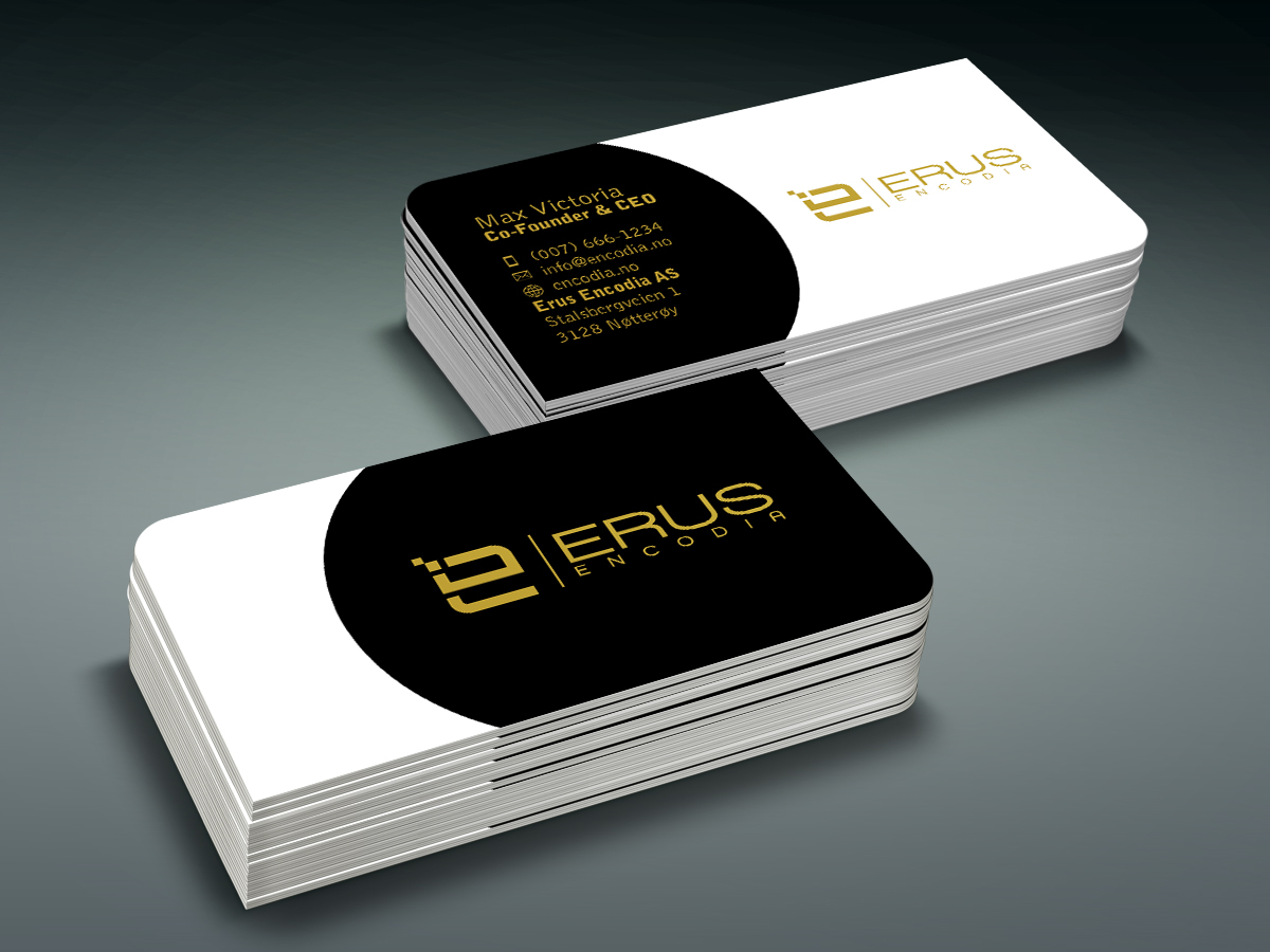 Business Card Design by maxsss for Erus Encodia AS | Design #5497780