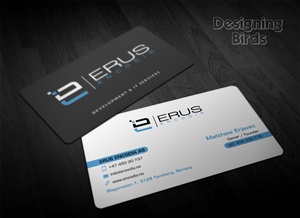 Business Card Design by Designing Birds for Erus Encodia AS | Design: #5502023
