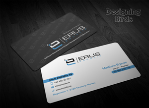 Business Card Design by Designing Birds for Erus Encodia AS | Design: #5502040