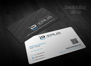 Business Card Design by Designing Birds for Erus Encodia AS | Design: #5502125