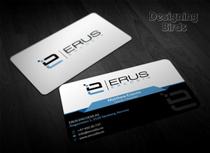 Business Card Design by Designing Birds for Erus Encodia AS | Design: #5503881