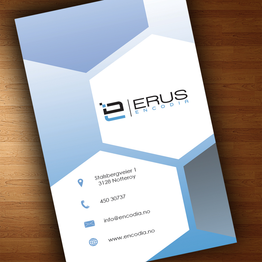 Business Card Design by laurenebf for Erus Encodia AS | Design #5498823