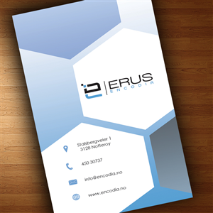 Business Card Design by laurenebf for Erus Encodia AS | Design: #5498823