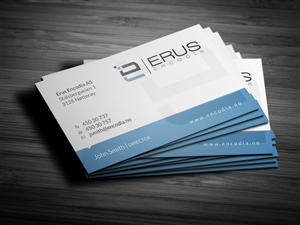 Business Card Design by HYPdesign for Erus Encodia AS | Design: #5497982