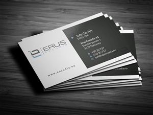Business Card Design by HYPdesign for Erus Encodia AS | Design: #5498044