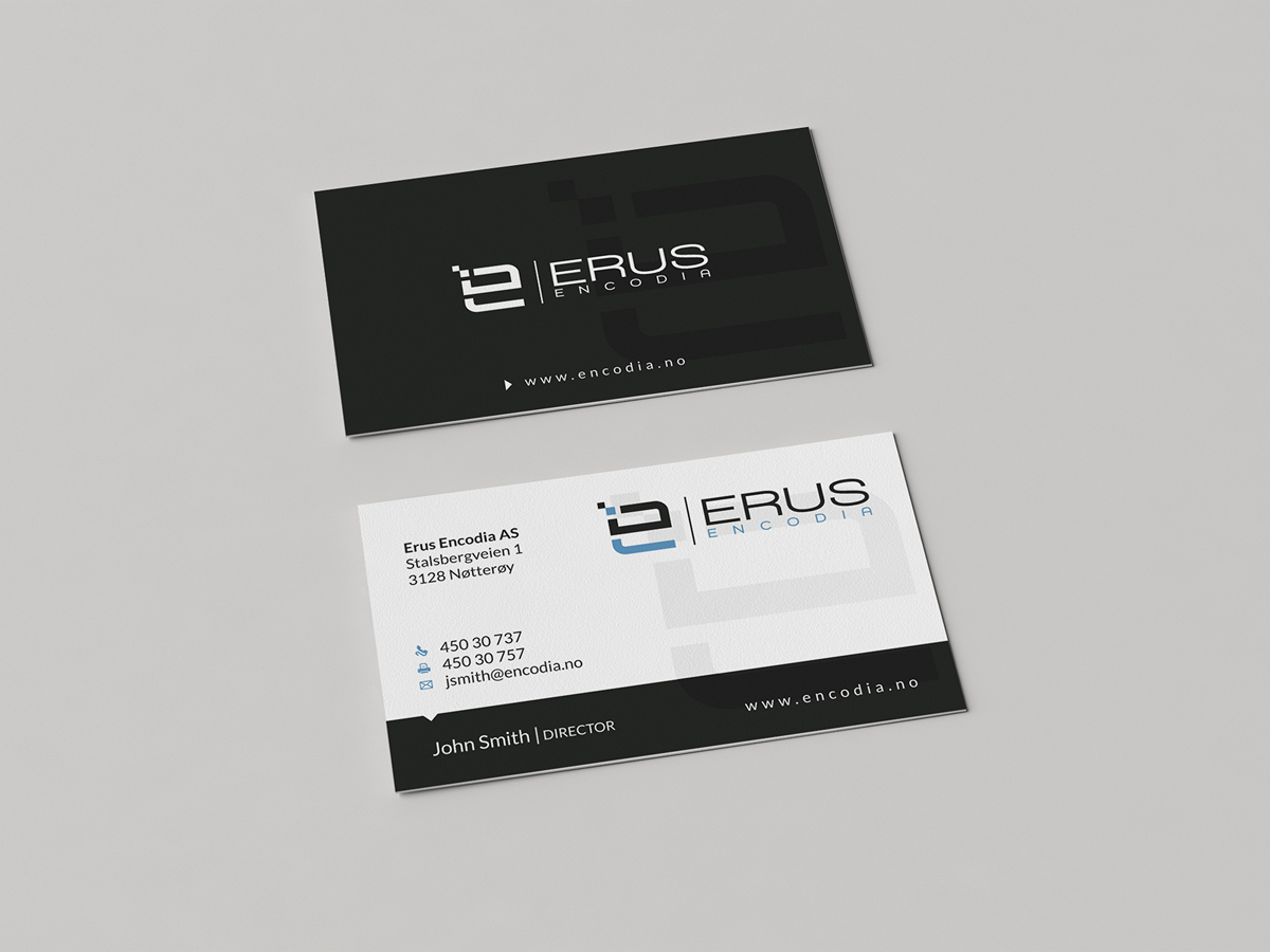 Diseño de Tarjeta de Presentación por HYPdesign para Erus Encodia AS | Diseño #5499893