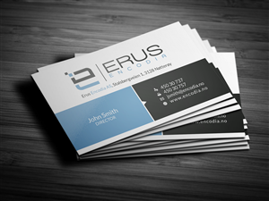 Business Card Design by HYPdesign for Erus Encodia AS | Design: #5539217