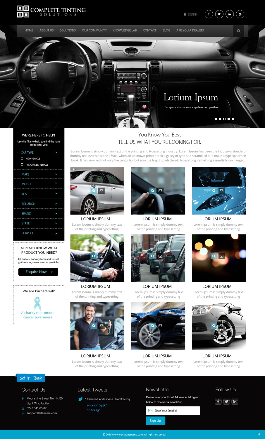 Web Design by pb for Complete Tinting Solutions | Design #5521802