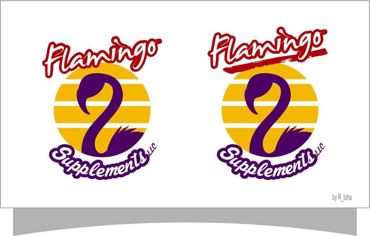 Logo-Design von r-toha für Flamingo Supplements LLC | Design #5505747