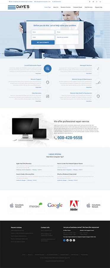 Wordpress Design by TheCodeWire for David Molnar | Design #5524396