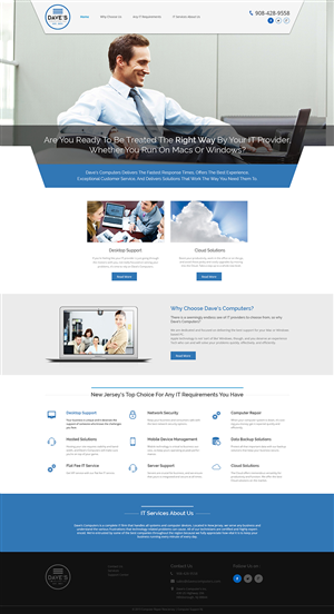 Wordpress Design by ThemeDesk Technology for David Molnar | Design: #5518677