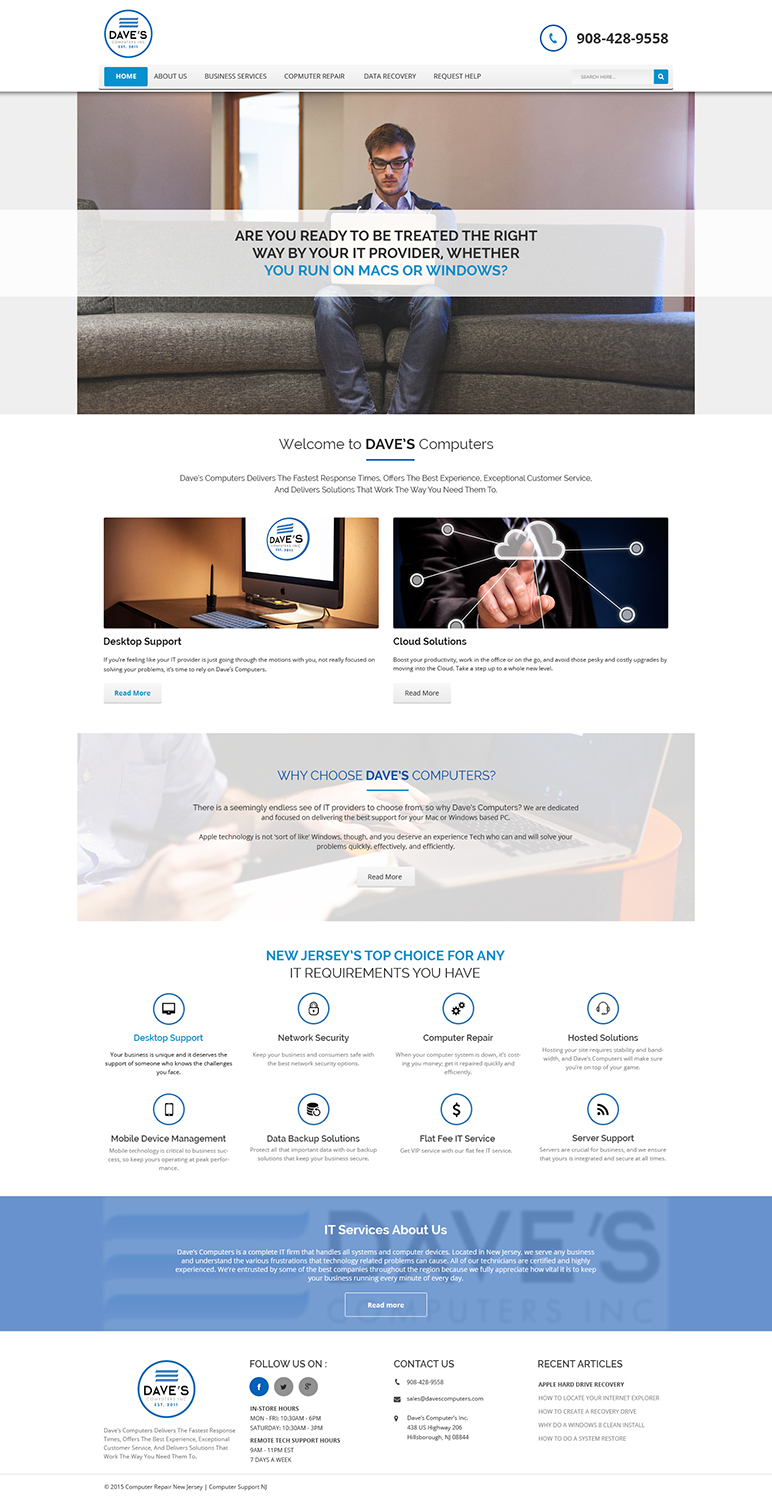 Wordpress Design by ThemeDesk Technology for David Molnar | Design #5529413