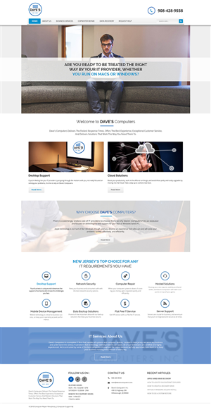 Wordpress Design by ThemeDesk Technology for David Molnar | Design: #5529413