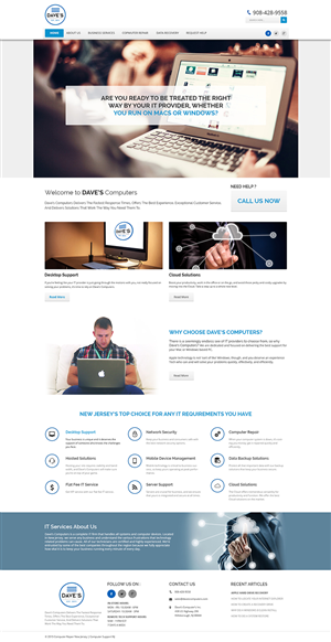 Wordpress Design by ThemeDesk Technology for David Molnar | Design: #5529416