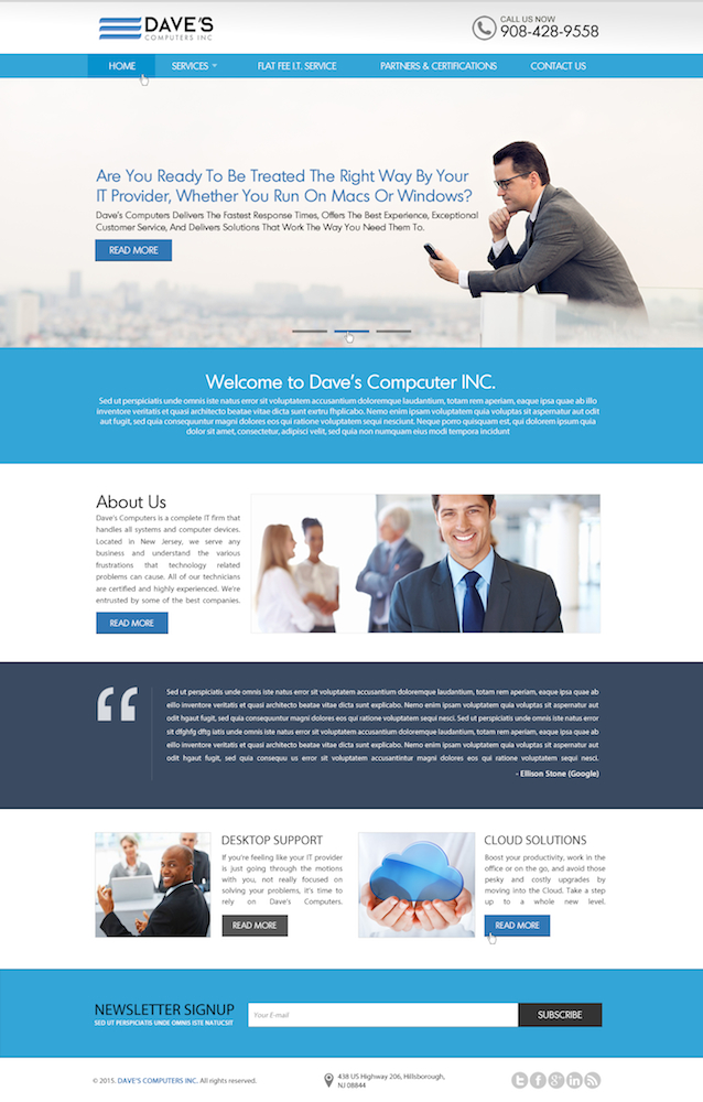 Wordpress Design by Anooshaa for David Molnar | Design #5519505