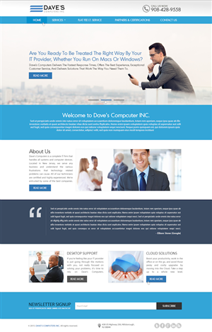 Wordpress Design by Anooshaa for David Molnar | Design: #5519505