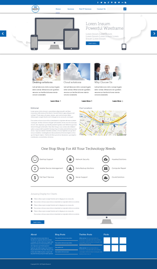 Wordpress Design by Markelof for David Molnar | Design #5508988