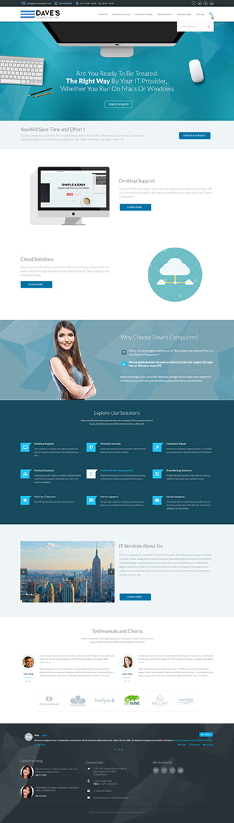 Wordpress Design by Violeta Pironkova for David Molnar | Design #5510955