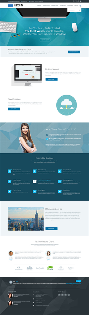 Diseño Wordpress por Violeta Pironkova para David Molnar | Diseño #5510955