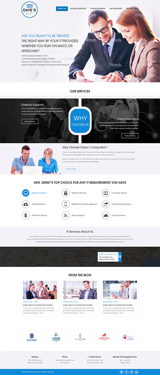 Wordpress Design by Mayank Patel for David Molnar | Design #5516585