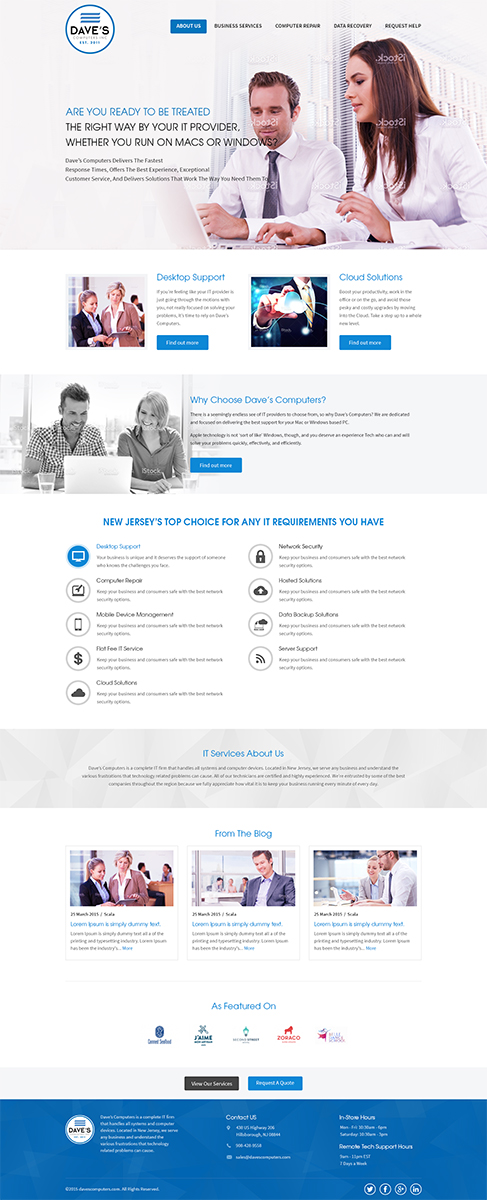 Wordpress Design by Mayank Patel for David Molnar | Design #5516589