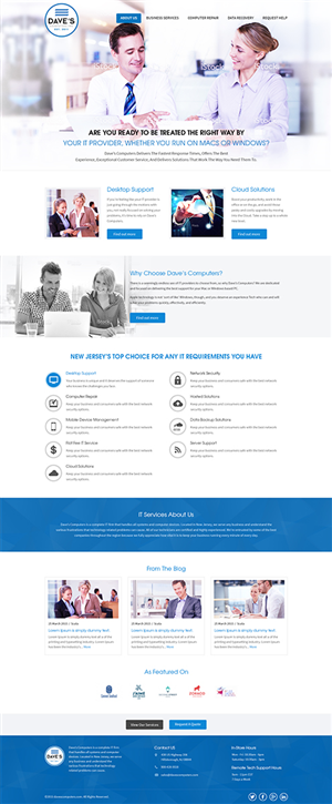 Wordpress Design by Mayank Patel for David Molnar | Design: #5516590