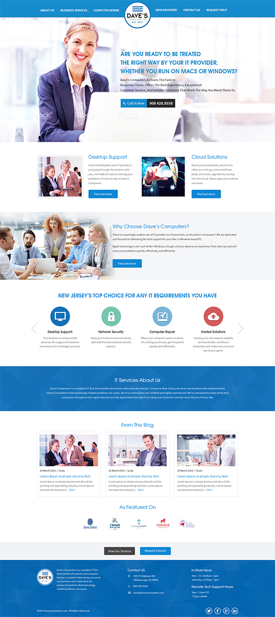 Wordpress Design by Mayank Patel for David Molnar | Design #5527126