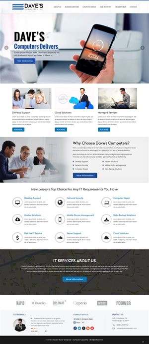 Wordpress Design by pb for David Molnar | Design: #5521828
